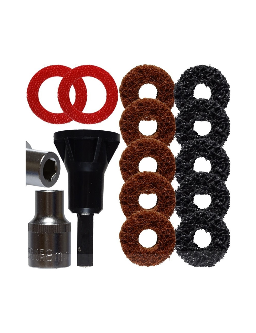 SATRA ŚCIERNICE DO CZYSZCZENIA PIAST 40mm 14 ELEMENTÓW