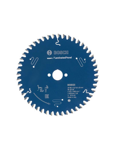 BOSCH PIŁA EXPERT LAMINAT PANEL 165x20x48z