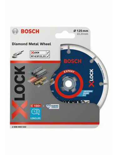 BOSCH TARCZA DIAMENTOWA DO METALU 125mm X-LOCK