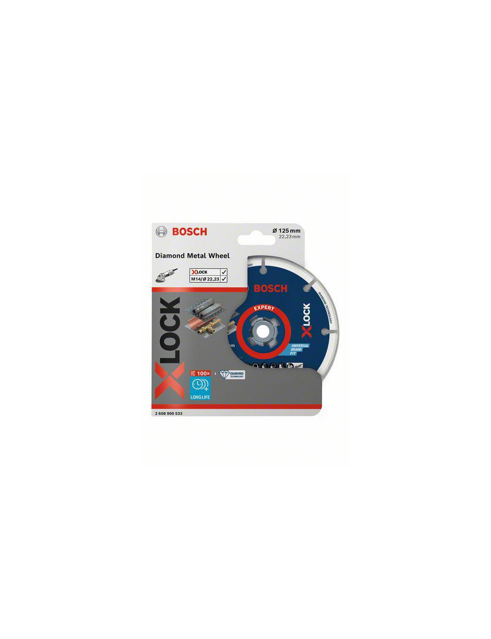 BOSCH TARCZA DIAMENTOWA DO METALU 125mm X-LOCK