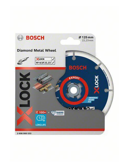 BOSCH TARCZA DIAMENTOWA DO METALU 125mm X-LOCK
