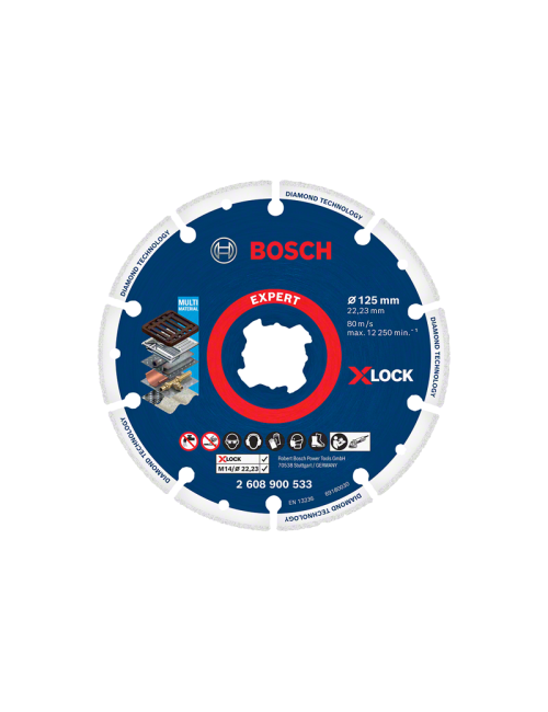 BOSCH TARCZA DIAMENTOWA DO METALU 125mm X-LOCK
