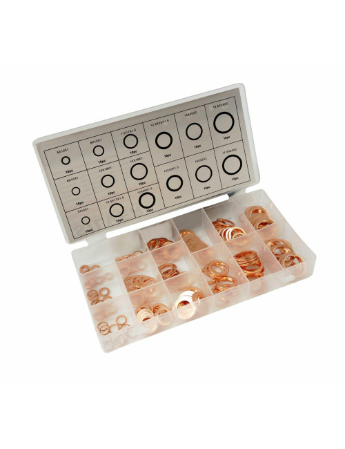 PODKŁADKI MIEDZIANE 150 szt. SILVER