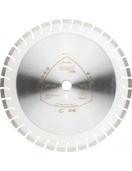 KLINGSPOR TARCZA DIAMENTOWA SEGMENTOWA 350mm x 3,0mm x 25,4mm SUPRA DT600U, BETON ZBROJONY