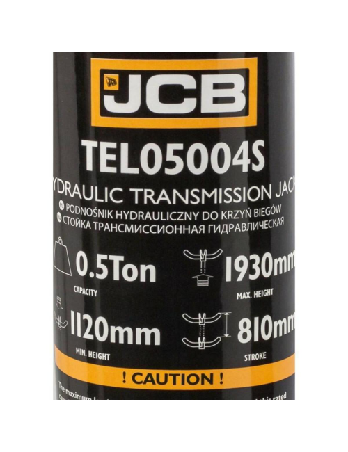 JCB PODNOŚNIK HYDRAULICZNY DO SKRZYŃ BIEGÓW 0,5T