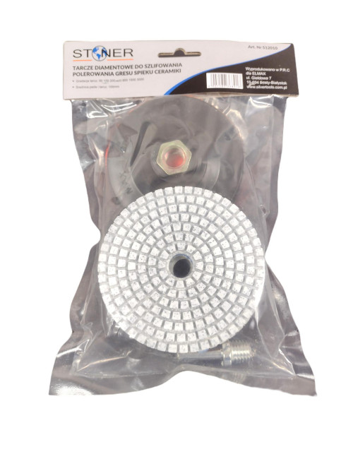TARCZE DIAMENTOWE DO SZLIFOWANIA GRESU STONER SILVER