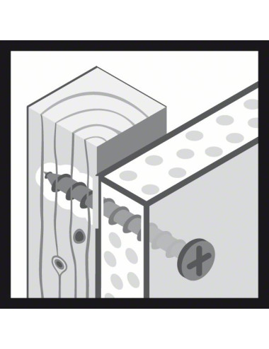 BOSCH WKRĘTY DO DREWNA TAŚMA 3,9x25m 1000szt.m