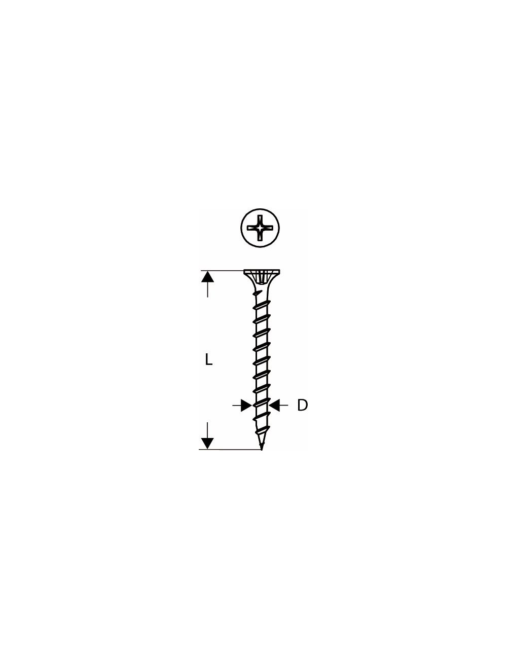 BOSCH WKRĘTY DO METALU TAŚMA 3,9x35mm 1000szt.