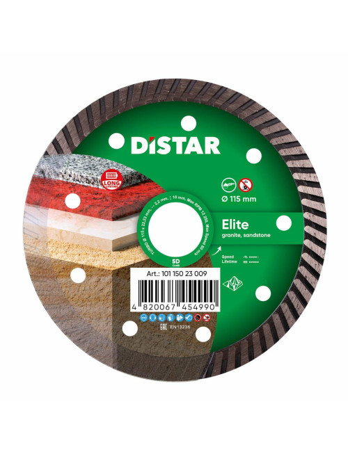 DISTAR TARCZA DIAMENTOWA ELITE 115 x 2,2 x 22,23mm TURBO