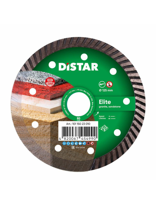 DISTAR TARCZA DIAMENTOWA ELITE 125 x 2,2 x 22,23mm TURBO