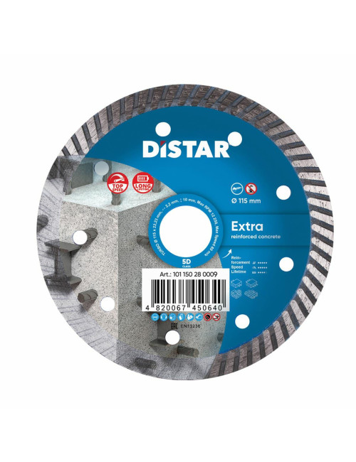 DISTAR TARCZA DIAMENTOWA EXTRA 115 x 2,2 x 22,23mm TURBO