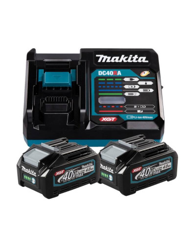 MAKITA ZESTAW ZASILAJĄCY 40V 2 AKUMULATORY x 4,0Ah XGT ŁADOWARKA