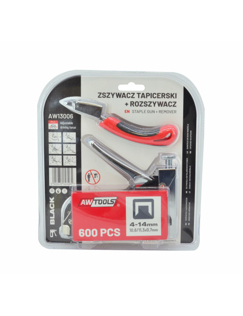 AWTOOLS ZSZYWACZ 4-14mm METAL CZARNY + ROZSZYWACZ