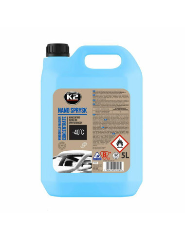 K2 PŁYN ZIMOWY DO SPRYSKIWACZY KONCENTRAT -40st NANO SPRYSK 5L