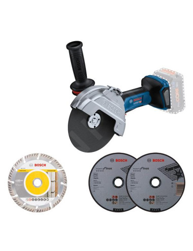 BOSCH SZLIFIERKA KĄTOWA 180mm GWS 18V-180 P BODY + 27 TARCZ