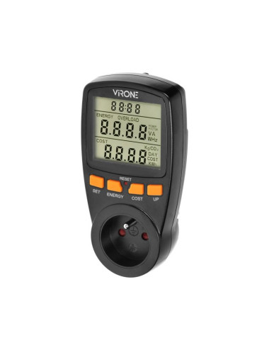 ORNO WATOMIERZ JEDNOTARYFOWY Z WYŚWIETACZEM LCD CZARNY