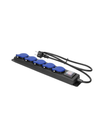 ORNO PRZEDŁUŻACZ WARSZTAT 5x GNIAZD IP44 GUMA 3x1,5mm2