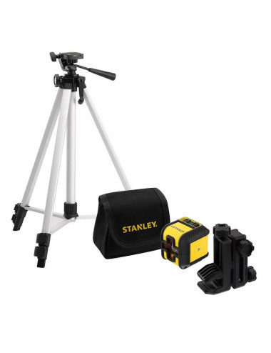 STANLEY LASER KRZYŻOWY CUBIX ZIELONY 16m +STATYW + POKROWIEC