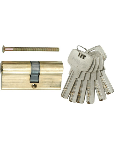 VOREL WKŁADKA SYMETRYCZNA 62mm 6 KLUCZY MOSIĄDZ 77190