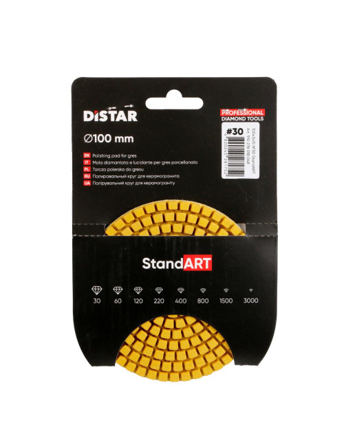 DISTAR DYSK DIAMENTOWY POLERSKI STANDART 100mm P 30