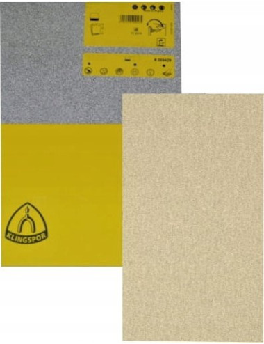 Klingspor PAPIER ŚCIERNY ARKUSZ 70mm x 125mm P320 100szt.