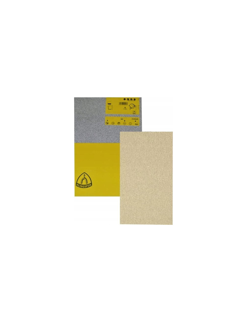 Klingspor PAPIER ŚCIERNY ARKUSZ 70mm x 125mm P320 100szt.