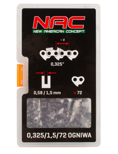 NAC ŁAŃCUCH TNĄCY 45cm 72 325" 1,5YD45 45,SPS01-45