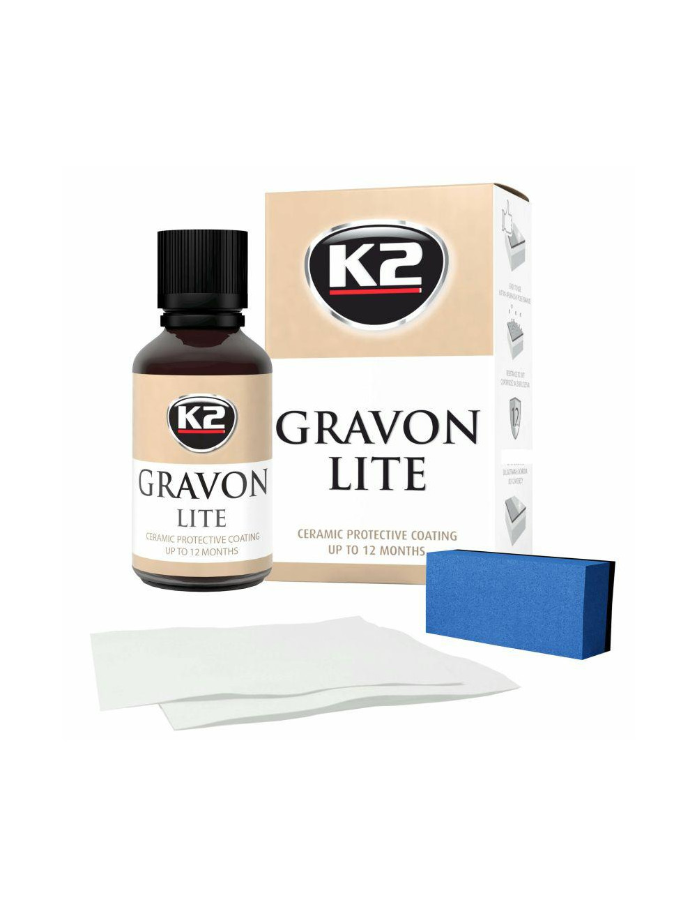 K2 CERAMICZNA POWŁOKA ZABEZPIECZAJĄCA LAKIER GRAVON LITE 50 ML