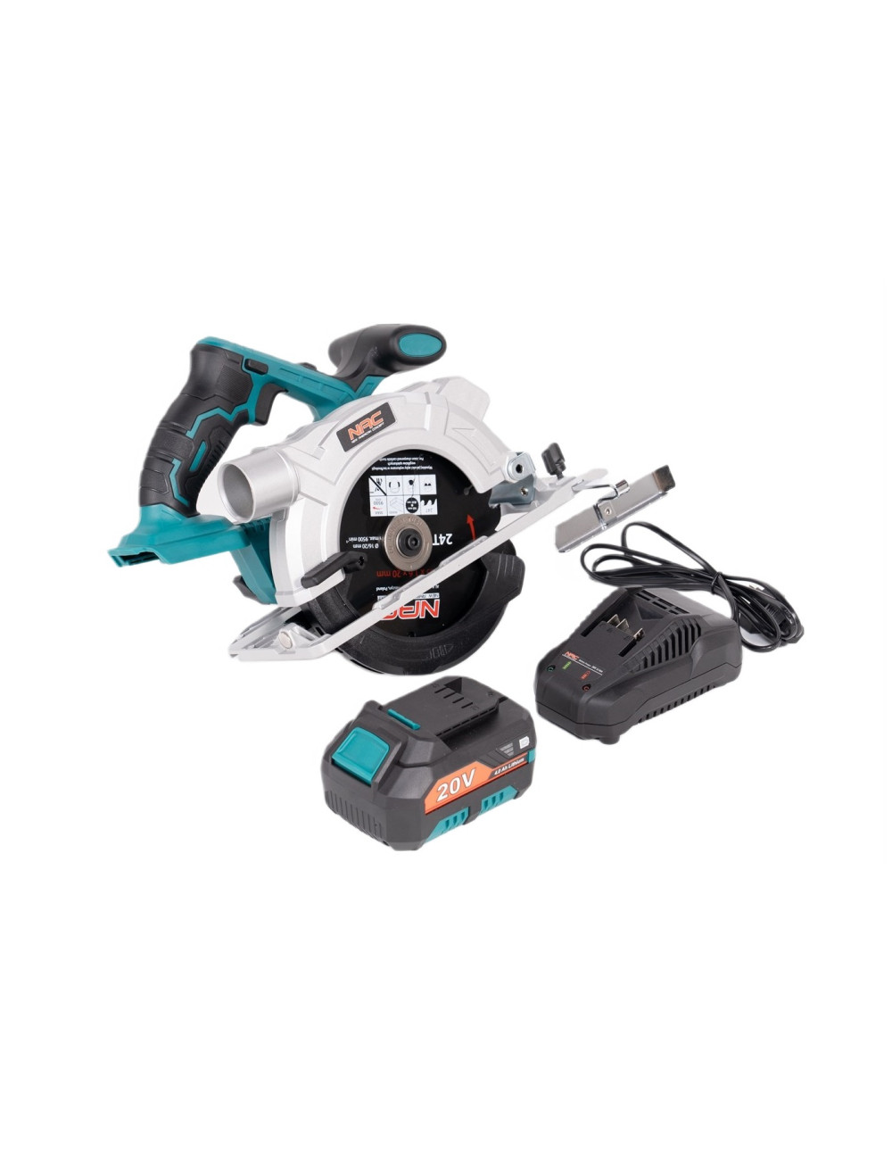 NAC PILARKA TARCZOWA PIŁA 20V 165mm 1x 4,0Ah