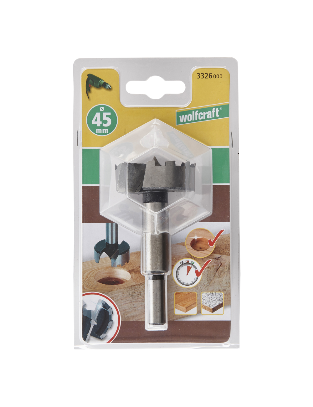 WOLFCRAFT WIERTŁO FORSTNERA 45 90 INNOVATION