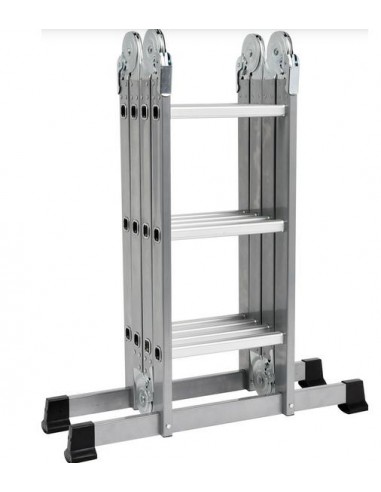 VOREL DRABINA ALUMINIOWA WIELOFUNKCYJNA, PRZEGUBOWA 4 x 3 STOPNIE  17704