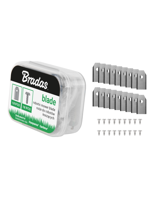 BRADAS NOŻE DO ROBOTÓW KOSZĄCYCH HUSQVARNA GARDENA 18szt. NEUTRAL
