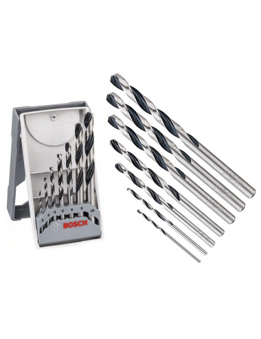 BOSCH WIERTŁO METAL HSS POINTTEQ 7 SZT. ZESTAW X-LINE