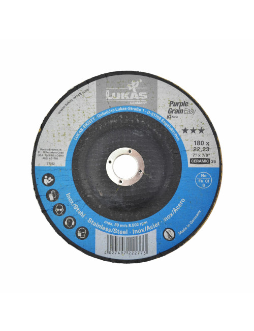 LUKAS ŚCIERNICA TALERZOWA 180mm P36 PURPLE GRAIN