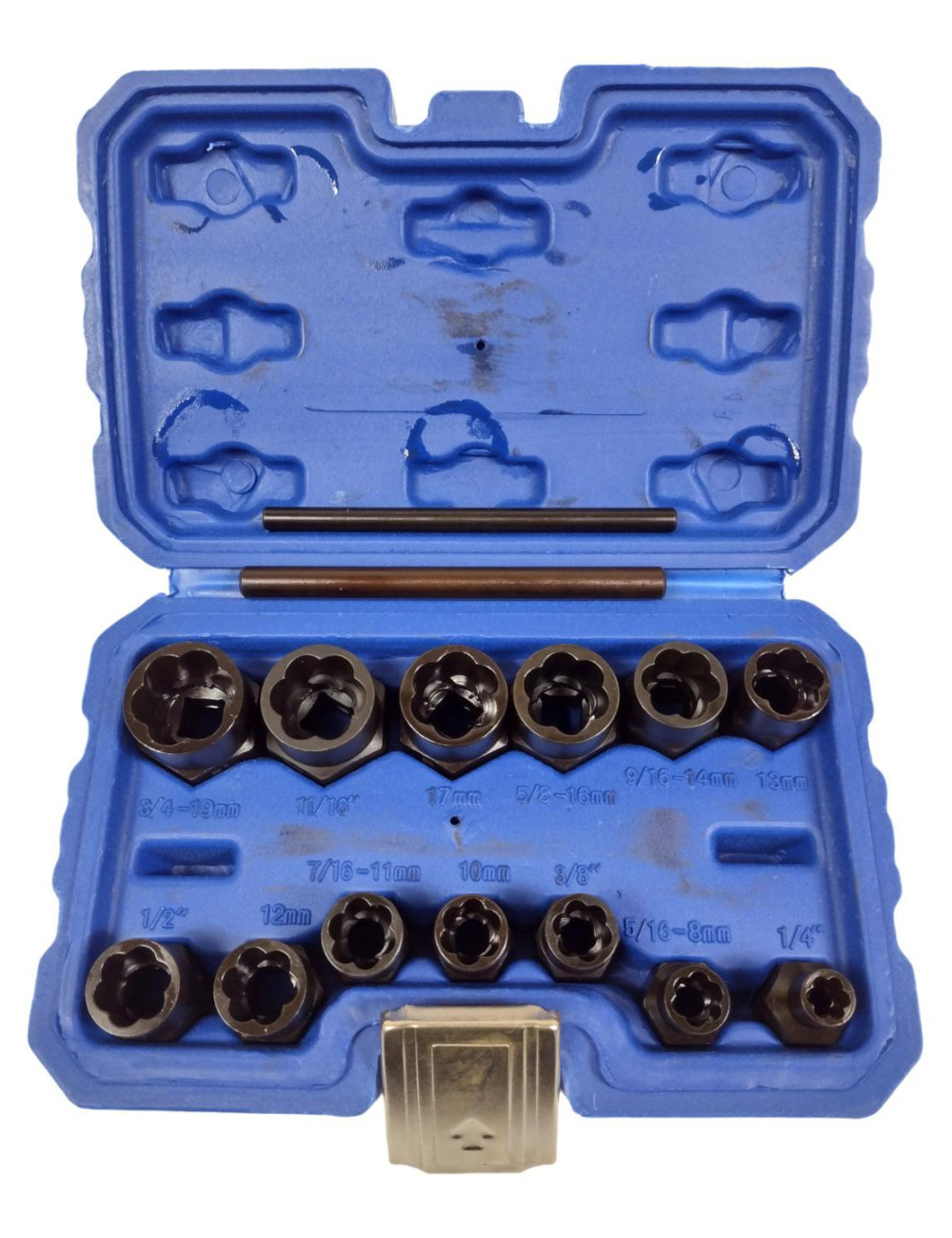 NASADKI DO USZKODZONYCH OBROBIONYCH ŚRUB NAKRĘTEK DŁUGIE 15 el. SILVER