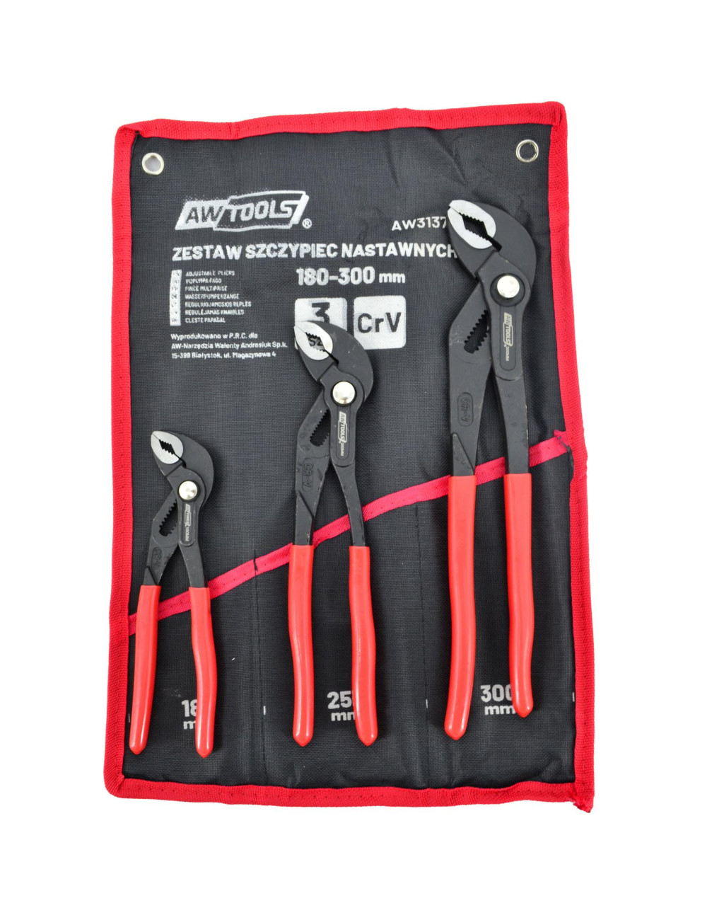 AWTOOLS ZESTAW SZCZYPIEC NASTAWNYCH 3szt. (7 10 12")