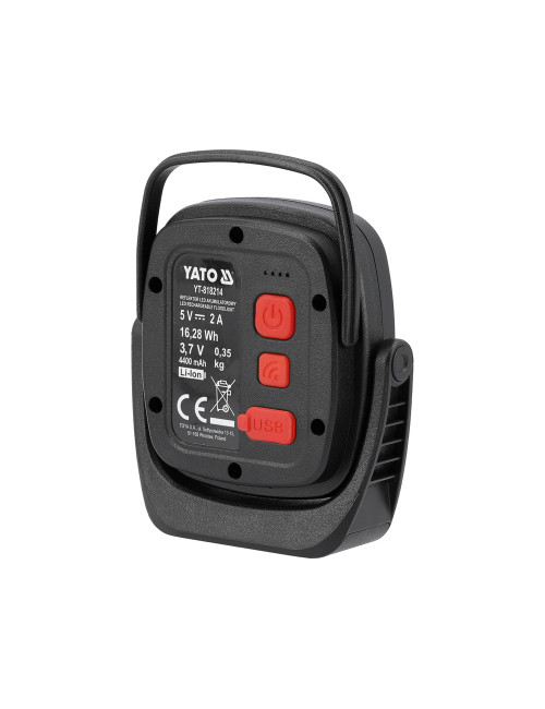 YATO REFLEKTOR PRZENOŚNY 10W 1200LM CZUJNIK RUCHU YT-818214