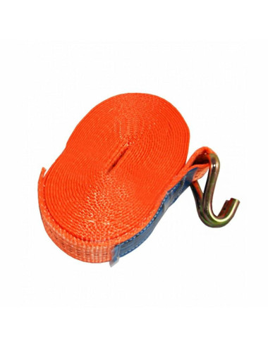 PAS TRANSPORTOWY BEZ NAPINACZA 50mm 7,5m POMARAŃCZOWY