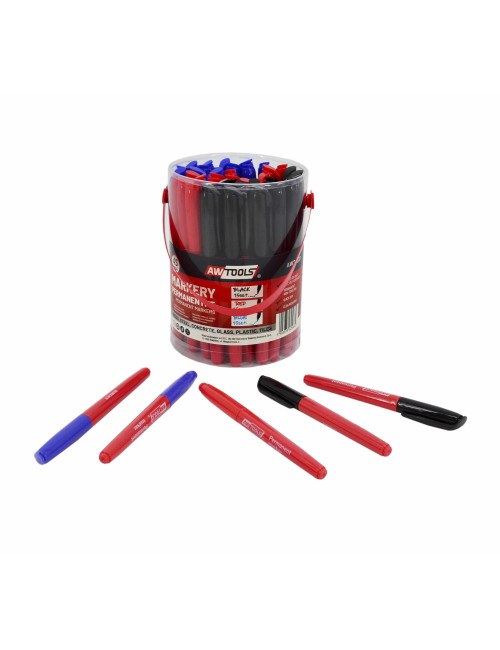 AWTOOLS MARKERY CIENKIE KOLOROWE 45 szt.