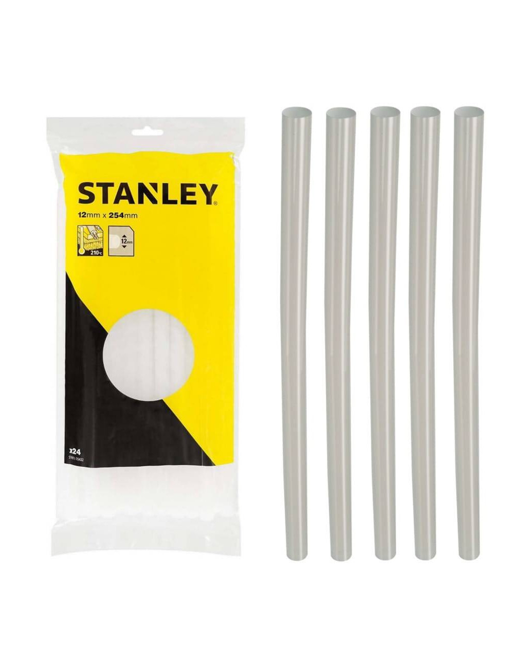 STANLEY KLEJ UNIWERSALNY DO PSTOLETÓW 11 x 250mm BEZBARWNY 24szt.