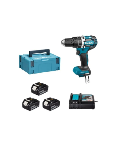 MAKITA WKRĘTARKA UDAROWA 18V DHP484RT3J 54 30Nm 3x5,0Ah BL MAKPAC