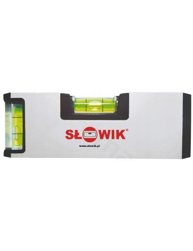SŁOWIK POZIOMNICA ANODOWANA PK2 140mm MINI KIESZONKOWA