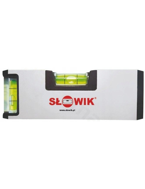 SŁOWIK POZIOMNICA ANODOWANA PK2 140mm MINI KIESZONKOWA