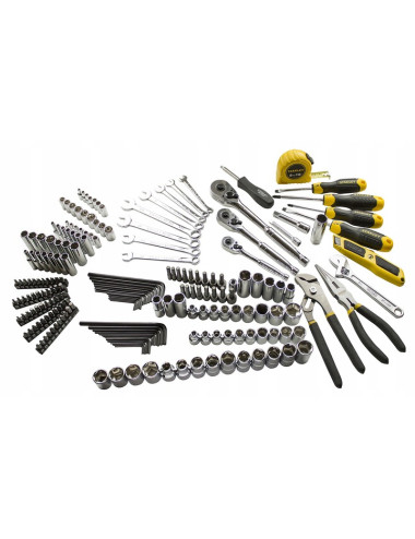 Stanley STMT73795 Zestaw Narzędzi 210 el. | Grzechotki, Klucze, Walizka
