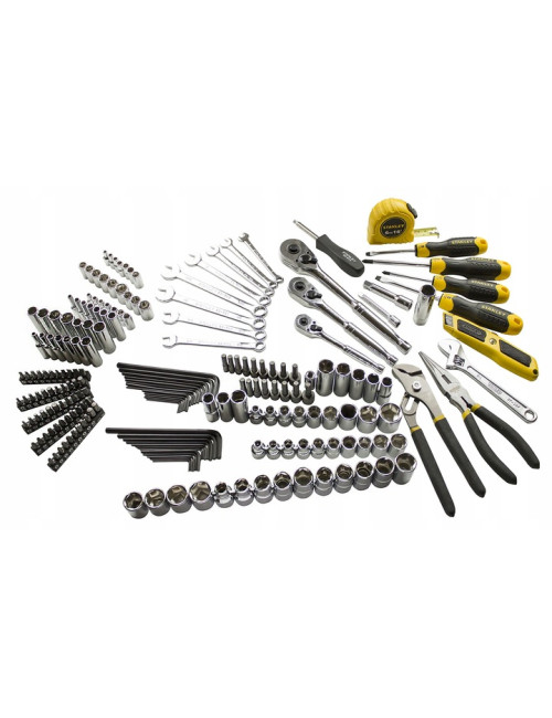 Stanley STMT73795 Zestaw Narzędzi 210 el. | Grzechotki, Klucze, Walizka