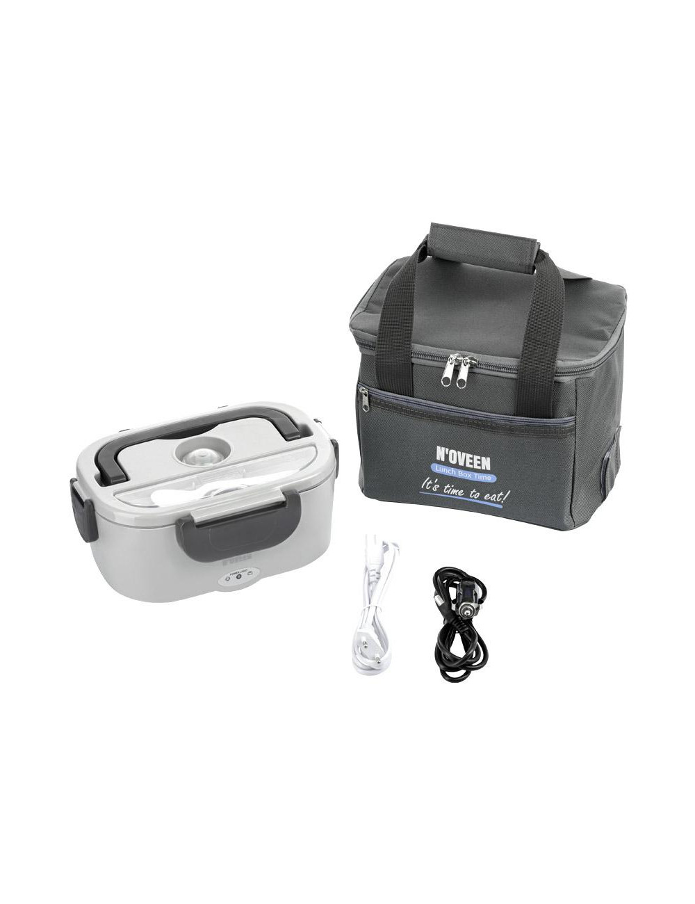 NOVEEN LUNCH BOX SZARY 12 24 230V SZYBKIE I WYGODNE PODGRZEWANIE POSIŁKÓW