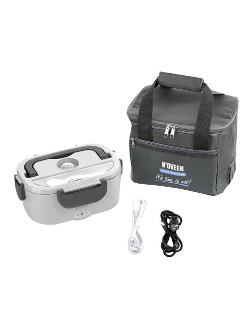 NOVEEN LUNCH BOX SZARY 12 24 230V SZYBKIE I WYGODNE PODGRZEWANIE POSIŁKÓW