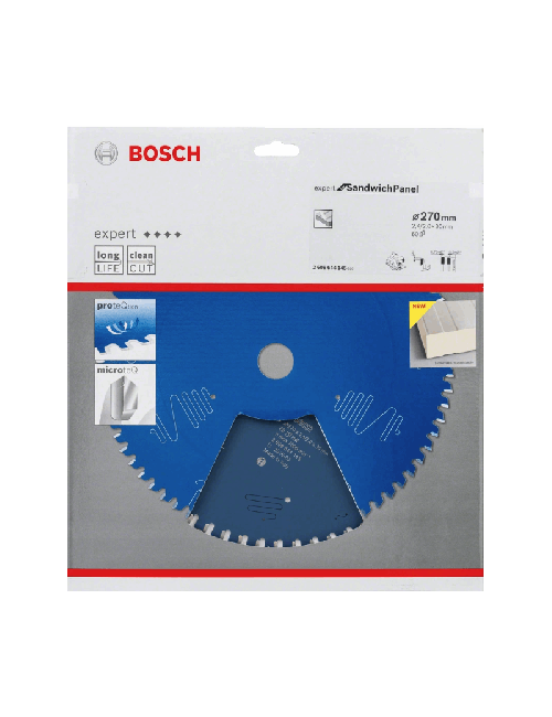 BOSCH PIŁA TARCZOWA EXPERT FOR SANDWICH PANEL 270 x 30mm, 60 ZĘBÓW