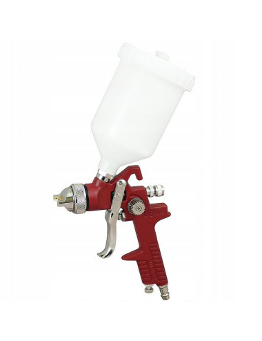 PISTOLET LAKIERNICZY Z GÓRNYM ZBIORNIKIEM SPEEDWAY HP 2,0mm CZERWONY WYSOKOCIŚNIENIOWY