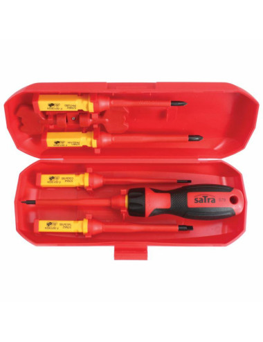 SATRA ZESTAW WKRĘTAKÓW IZOLOWANYCH VDE 7 ELEMENTÓW